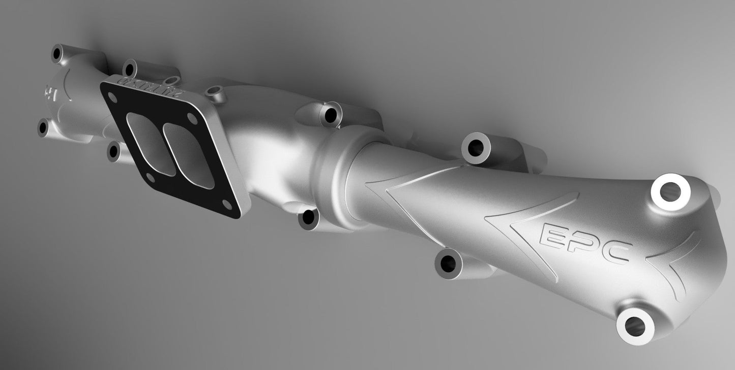 24-Valve T4 Twin Scroll Exhaust Manifold (24VT4TS40) – 5.9 / 6.7 Cummins
