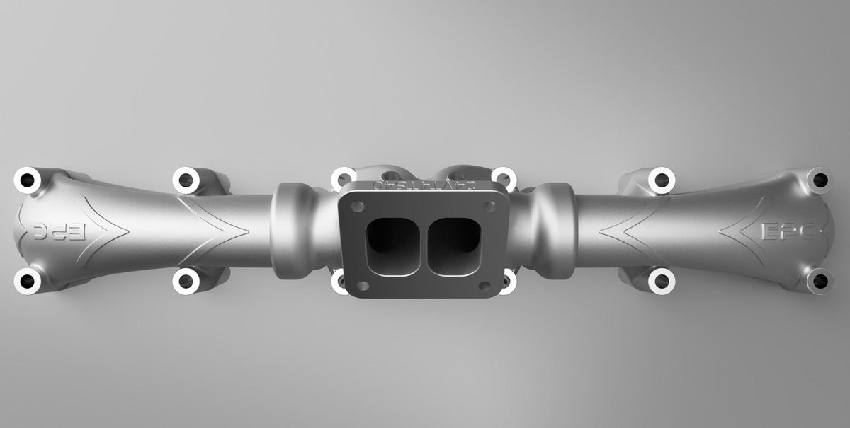 24-Valve T4 Twin Scroll Exhaust Manifold (24VT4TS40) – 5.9 / 6.7 Cummins